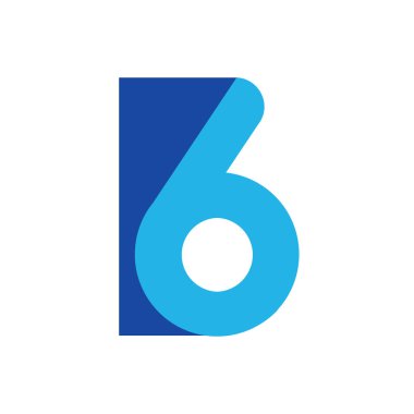 Harf B ve 6 Logo Tasarımı, B 6 Logo Tasarımı