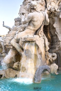 dört nehir Roma Çeşmesi