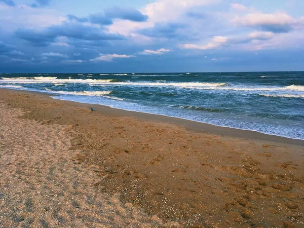 Хмарний Схід Сонця Пляжі — стокове фото