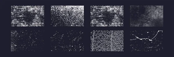 Марки Накладывают Текстуру Ландшафтном Формате Повышенной Детализацией Грязные Наложения Текстурных — стоковый вектор