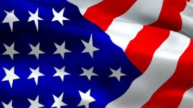 Amerika bayrağının 3 boyutlu resmi