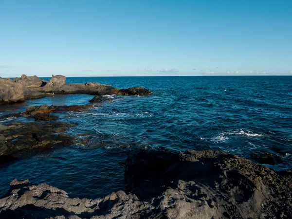 Atardecer Océano Atlántico Tenerife Islas Canarias España — Foto de Stock