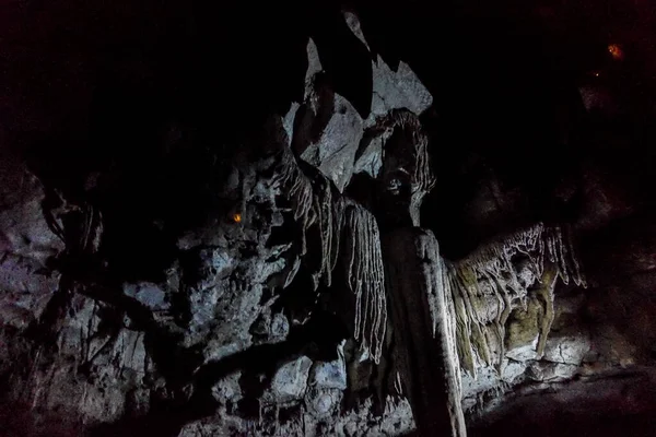 View Dark Stone Cave — Stock Photo, Image