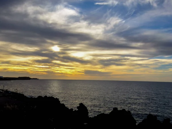 stock image Spanish View Landscape in Tropical Volcanic Canary Islands Spain