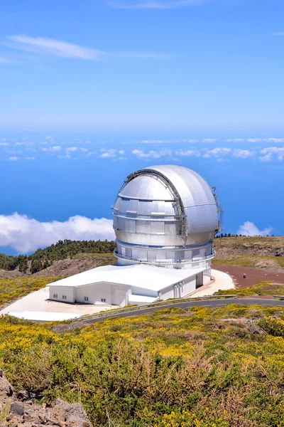 Foto Telescópio Observatório Astronômico Científico Moderno — Fotografia de Stock