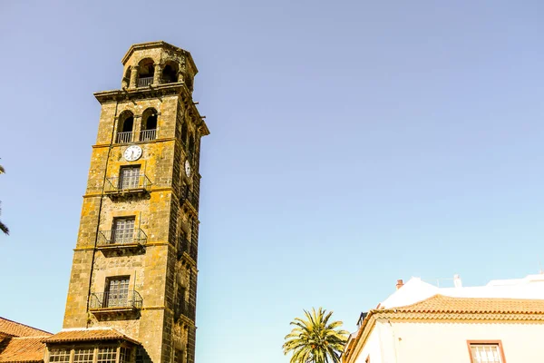 Zdjecie Zdjęcie Starych Budynków Kolonialnych Wyspach Kanaryjskich Laguna Tenerife — Zdjęcie stockowe