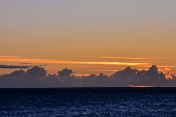 Bild Solnedgången Havet — Stockfoto