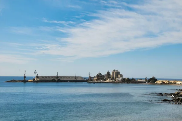 Vista Porto Marítimo — Fotografia de Stock