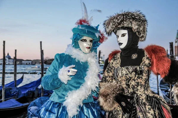 Carnaval Tradicional Veneza Máscara Decorações — Fotografia de Stock