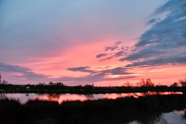 Beautiful Sunset Lake — Stock Photo, Image