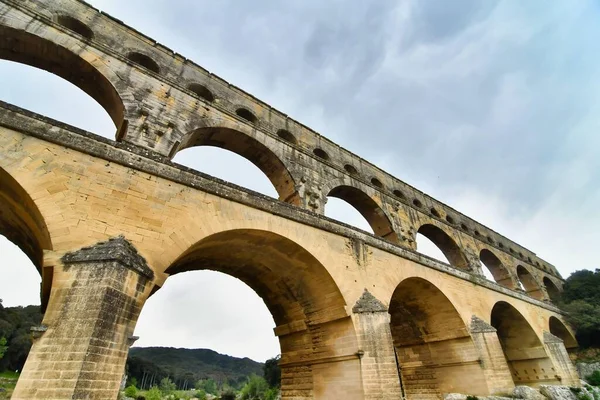 Roman Aqueduct Unesco World Heritage Site — Zdjęcie stockowe