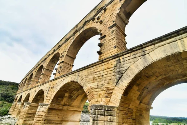 Aqueduc Romain Site Patrimoine Mondial Unesco — Photo
