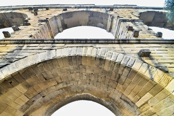 Roman Aqueduct Unesco World Heritage Site — Foto de Stock