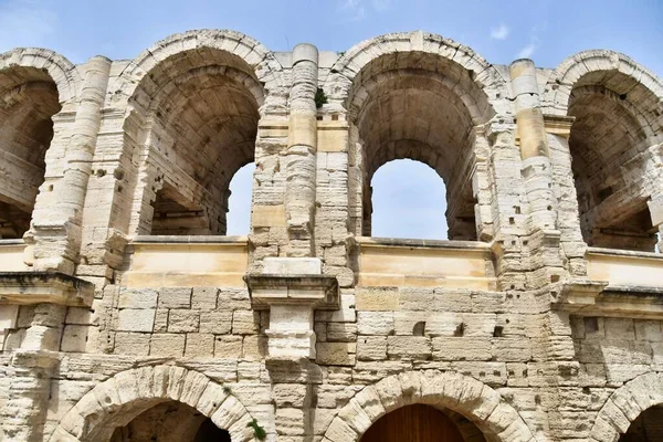 Roman Aqueduct Unesco World Heritage Site — стокове фото