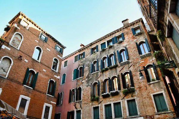 Bâtiments Anciens Venise Italie Photo Arrière Plan Image Numérique — Photo