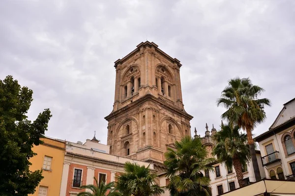 Vista Cidade Histórica Granada Andaluzia Espanha — Fotografia de Stock