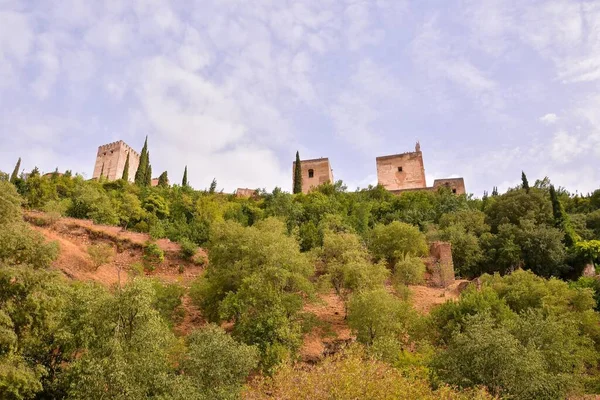 Pohled Historické Město Granada Andalusie Španělsko — Stock fotografie