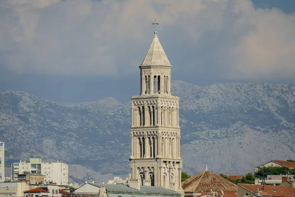 Вид Город Сплит Спалато Хорватии Европа — стоковое фото