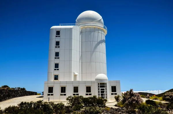 Telescópios Observatório Astronómico Teide — Fotografia de Stock