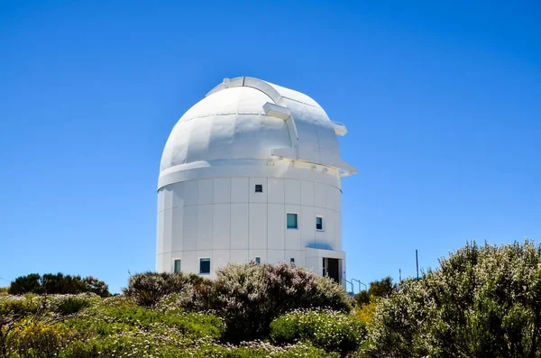 Telescópios Observatório Astronómico Teide Tenerife Espanha — Fotografia de Stock