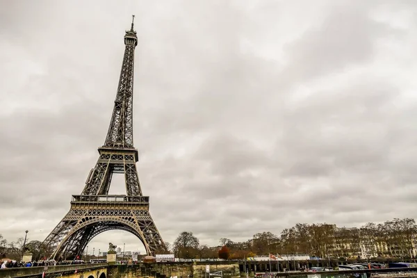 Hermosa Vista Panorámica Ciudad París — Foto de Stock