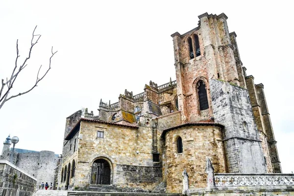 Alte Steinerne Kirche Spanien — Stockfoto