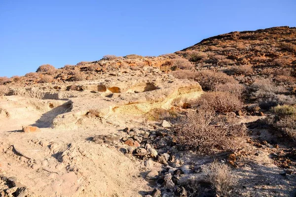 stock image beautiful landscape of the desert in the tenerife canary islands