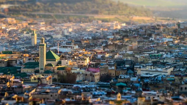 Vue Aérienne Ville Vieille Ville Tanger Maroc — Photo