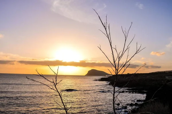 stock image beautiful sunset over the sea