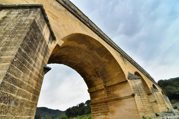 Aquädukt Von Segovia Foto Als Hintergrund Digitales Bild — Stockfoto