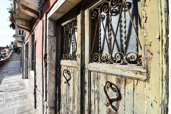 Old Wooden Door Photo Background Digital Image — Stock Photo, Image