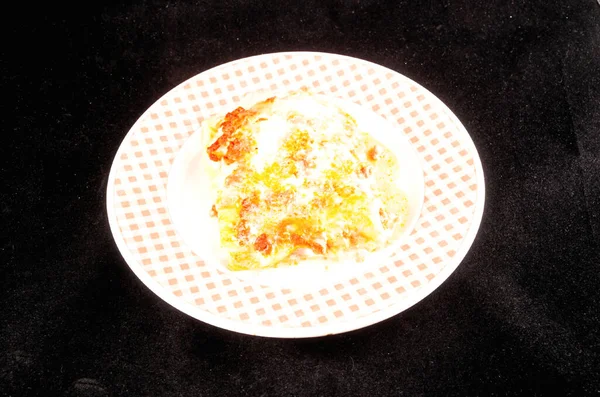 Φωτογραφία Από Κλασικό Ιταλικό Στυλ Ζυμαρικών Τροφίμων — Φωτογραφία Αρχείου