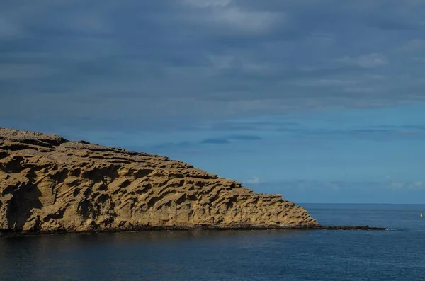 Ηφαίστειο Βράχος Basaltic Σχηματισμός Στις Καναρίους Νήσους — Φωτογραφία Αρχείου