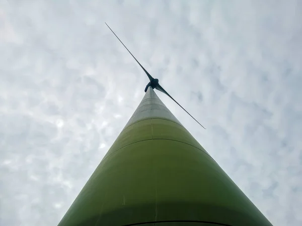 turbine against blue sky , Digital created image Picture