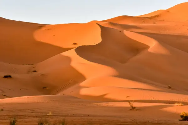 Закат Пустыне Красивая Фотография Цифровая Фотография — стоковое фото