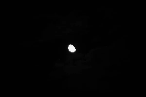 Lune Nuages Image Prise Europe — Photo