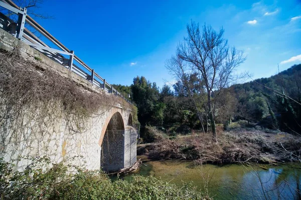 Viejo Puente Piedra Imagen Creada Digital — Foto de Stock