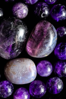 Amulet Amethyst Stone Ready to Make Handmade Jewelry clipart
