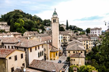 View on Asolo in the province of Treviso Veneto Italy clipart