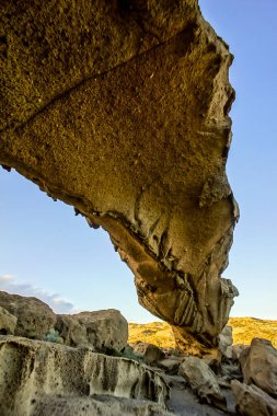 Volcanic Formation Natural Arch in the Desert Tenerife Canary Islands Spain clipart