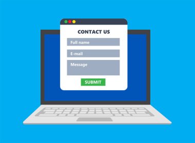 Web paneli, mobil uygulama, iniş sayfası, iş sunumu, web sayfası afişi, müşteri desteği, müşteri hizmetleri için masaüstü iletişim formu