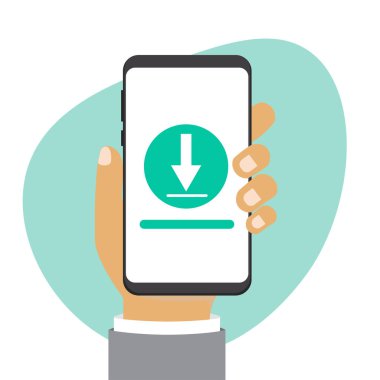 Uygulamayı indir. Dosya paylaşımı ve veri transferi için indirme verileriyle cep telefonu elde