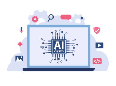 Bilgisayar ekranında Yapay Zeka Ajanı