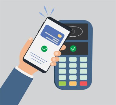 Ödeme için cep telefonu, telefon banka başvurusunda kullanılıyor. Kablosuz, RFID NFC, irtibatsız veya nakitsiz ödemeler.