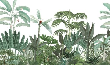 İnce Doğa Duvarı Duvarı: Sakin İçler İçin Soluk Yeşil Yapraklar Arkaplanı