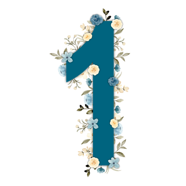 Teal gök mavisi ve sarı suluboya çiçek ve yeşil yapraklı bir numaralı gül. Yüksek çözünürlüklü ve boş bir arkaplanda izole edilmiş, yaratıcı projeler için mükemmel.