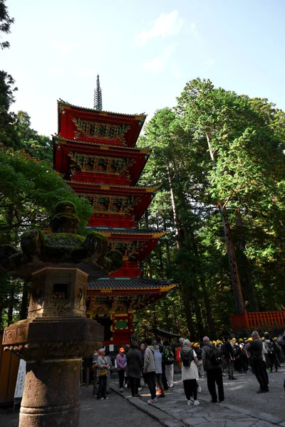Οκτωβρίου 2022 Nikko City Νομός Τοτσίγκι Ιαπωνίαnikko Toshogu Shrine Είναι — Φωτογραφία Αρχείου