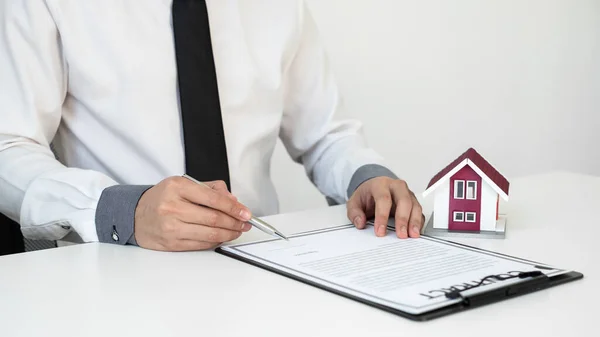 Stock image The business owner is checking the job applicant's qualifications in the office, Job applications concepts.