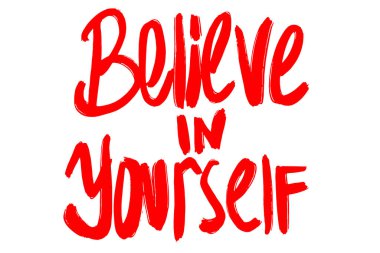 Kendine el yazısı harfler.