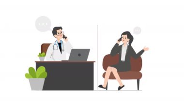 Psikiyatriste danışma, psikiyatriste danışma, insanlar psikiyatriste gider.